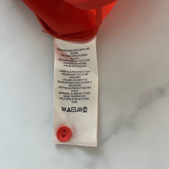 Anthropologie Maeve Flounce Maxi Dress Sz S Orange Preppy Coastal Casual Chic - Picture 12 of 13